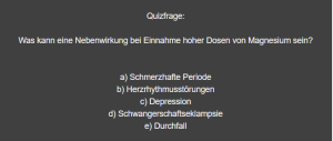 newsletter mineralstoffe quiz frage