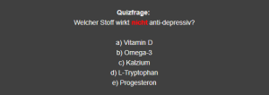 quizfrage antidepressiva