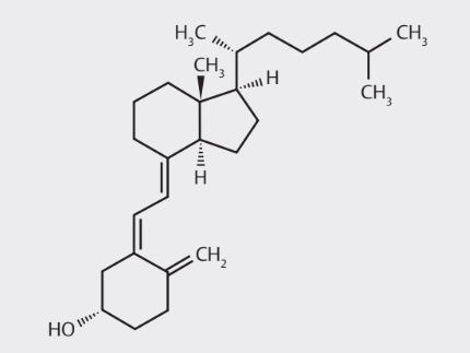 strukturformel cholecalciferol