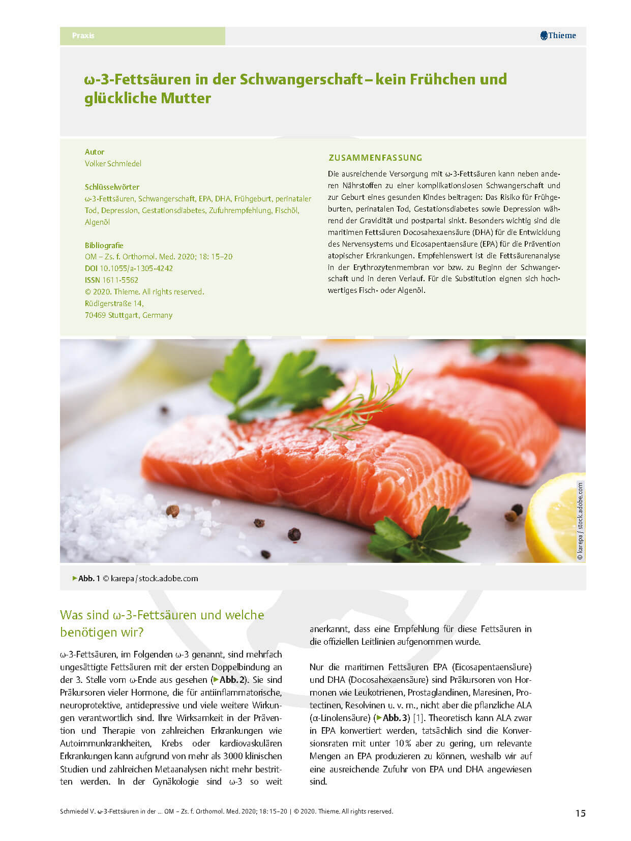 06_Schmiedel_Online-PDF_Omega-3-Fettsäuren in der Schwangerschaft–kein Frühchen_Seite_1-min