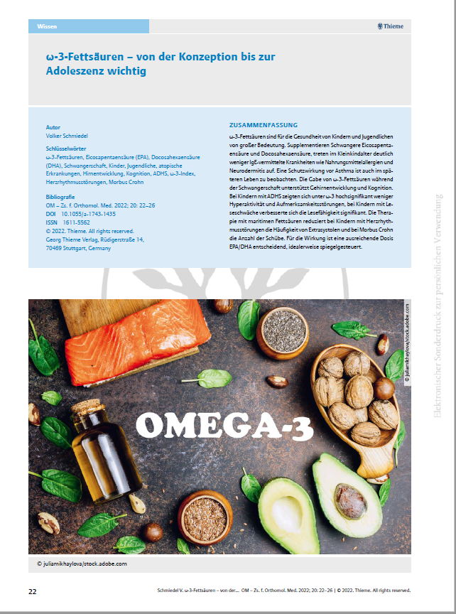 Omega-3-Fettsäuren-von der Konzeption bis zur Adoleszenz wichtig