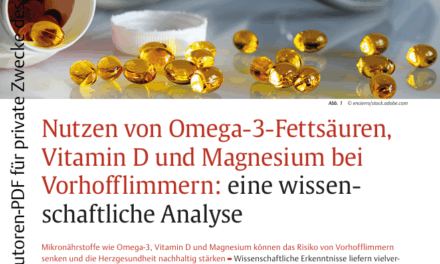 Nutzen von Omega-3-Fettsäuren, Vitamin D und Magnesium bei Vorhofflimmern
