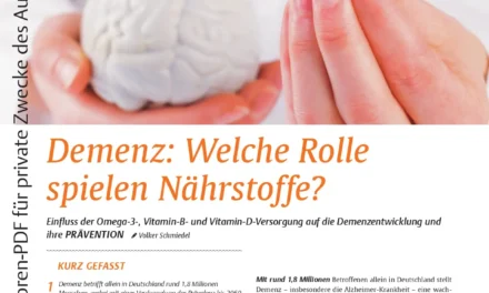 Demenz: Welche Rolle spielen Nährstoffe?