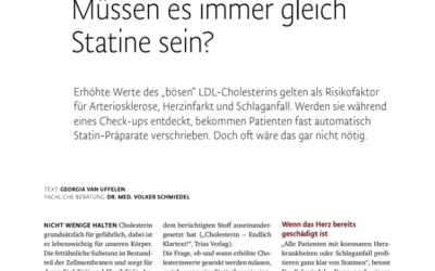 Die Cholesterin-Frage: Müssen es immer gleich Statine sein?